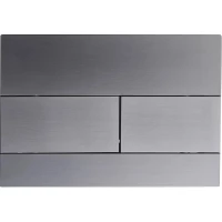 Кнопка смыва Veconi Flush V7 FLV7-GM для инсталляции, оружейная сталь матовый