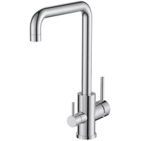 Смеситель для кухни Voda FW519 с подключением к фильтру, хром