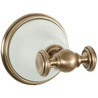 Крючок Tiffany World Harmony TWHA016bi/br для ванны, бронза/белый