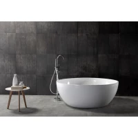 Акриловая ванна Abber AB9279 150x150 см, отдельностоящая, белый