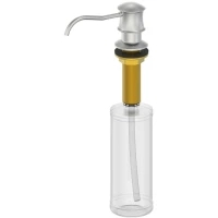 Дозатор для жидкого мыла Wonzon & Woghand WW-88SD03-BN встраиваемый, для кухни, никель матовый