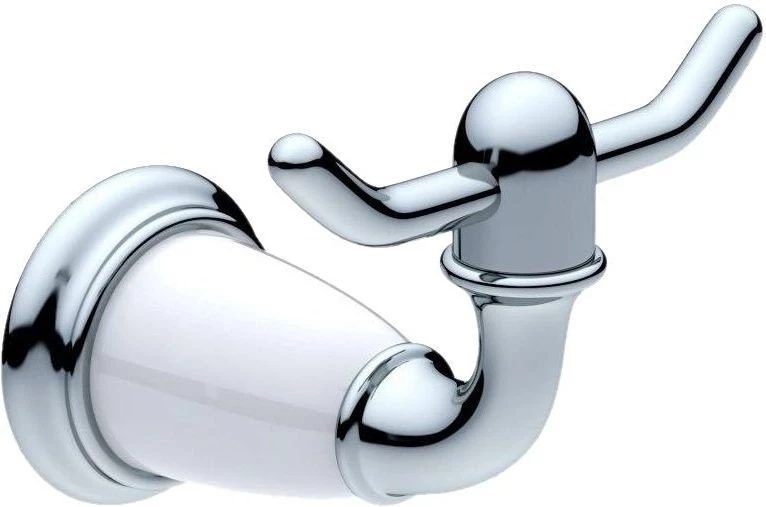 Крючок Art&Max Bianchi AM-E-2601-CR двойной, для ванны, хром