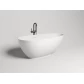 Ванна из литьевого мрамора Salini S-Stone Paola 101511SM Classic 160x77 см, отдельностоящая, белый матовый