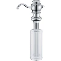 Дозатор для жидкого мыла Zorg ZR-24 CR 350 мл, встраиваемый, для кухни, хром