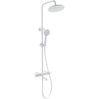 Душевая система Wonzon & Woghand Stay 4 WW-A3007-T1-MW 230 мм, с термостатом, белый матовый