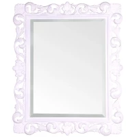 Зеркало 85x100 см белый глянец Tiffany World TW03845bilucido