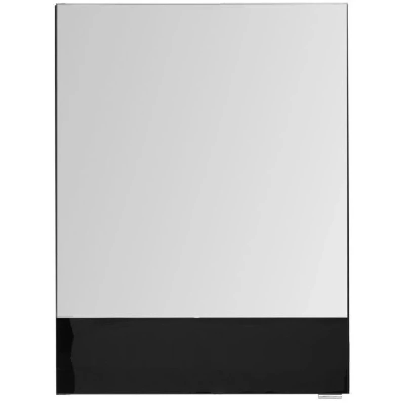 Зеркальный шкаф 50x67 см черный L Aquanet Верона 00207764