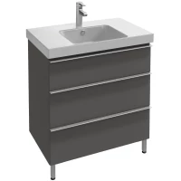 Тумба серый антрацит глянец 77 см Jacob Delafon Odeon Up EB993-442