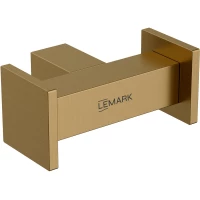 Крючок Lemark Valday LMA-8111S1-BRG двойной, для ванны, золотой матовый
