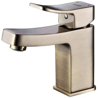 Смеситель для раковины, светлая бронза WasserKRAFT Exter 1603