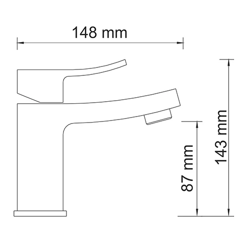 Смеситель для раковины, светлая бронза WasserKRAFT Exter 1603 - фото 4