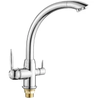 Смеситель для кухни G.Lauf GOP18-A093 с подключением к фильтру, хром