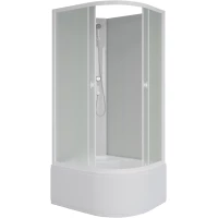 Душевая кабина 90x80x195 см Niagara P90/80/40L/MT/BK матовое