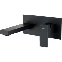 Смеситель для раковины Bond Smart B67-4288 встраиваемый, без донного клапана, черный матовый