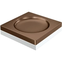 Мыльница Boheme Qubic 10960-BRB настольная, бронза матовая