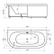 Акриловая гидромассажная ванна 190x90 см пневматическое управление стандартные форсунки Aquatek Морфей - 6