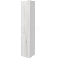 Пенал Акватон Сакура 1A219903SKW8L подвесной L, белый глянец/ольха наварра