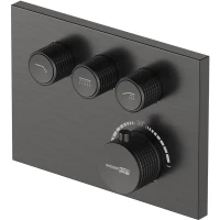 Термостат для ванны WasserKRAFT Wiese 8458 T встраиваемый, оружейная сталь