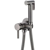 Гигиенический душ Grocenberg GB001BG со смесителем, графит