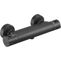 Термостат для душа Esko Mikros T3080 Black черный матовый