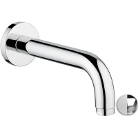 Излив для ванны Emmevi C00626F190/BC 180 мм, хром/белый