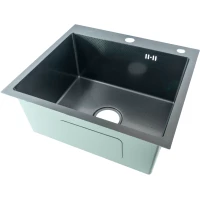 Кухонная мойка Fmark FSC5045Q 50x45 см, графит