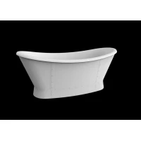 Акриловая ванна BelBagno BB33-CF36 168x78 см, отдельностоящая, серый матовый