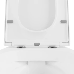 Изображение товара унитаз подвесной lavinia boho elegant 3308101r + 33290700 безободковый, с сиденьем микролифт, белый