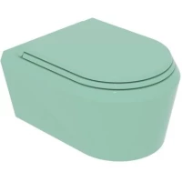 Унитаз подвесной GSG Cruise CRWCSO024 безободковый, бирюзовый глянец