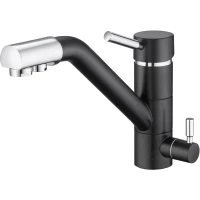 Смеситель для кухни Emar 3008.8 с подключением к фильтру, морион