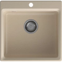 Кухонная мойка GranFest Level 510 51x50 см, кашемир