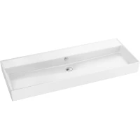 Раковина Jacob Delafon Vivienne EXBK102-00 121,2x46,6 см, накладная, подвесная, белый