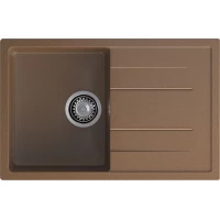 Кухонная мойка GranFest Quadro 780L 77x49,5 см, терракот