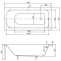 Акриловая ванна 150х70 см Besco Continea WAC-150-PK - 2