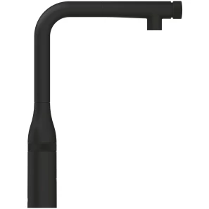 Изображение товара смеситель для кухни grohe essence smartcontrol 31928kf0 с выдвижным изливом, черный матовый