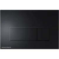 Кнопка смыва Kerama Marazzi FPS.A.BLK.M для инсталляции, черный матовый