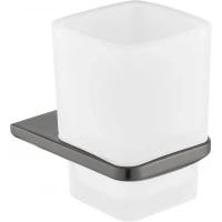 Стакан для зубных щеток Grocenberg AC0053BG настенный, графит