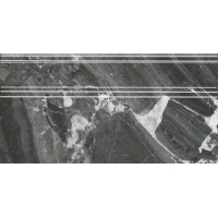 Плинтус Kerama Marazzi Риальто чёрный глянцевый обрезной 20x40 FME025R