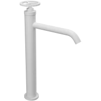 Смеситель для раковины Remer Chrono CH11LXLBO без донного клапана, белый матовый