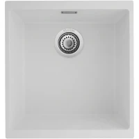 Кухонная мойка PEZARO PZG.400.400-07.ICE 43x46 см, белый