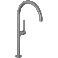 Смеситель для кухни Kludi Reef 50803N275 оружейная сталь матовый