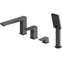 Смеситель на борт ванны Omnires Parma PM7432GR