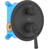 Смеситель для ванны Aquatek Классик AQ1546MB встраиваемый, черный матовый