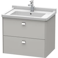 Тумба бетонно-серый матовый 67 см Duravit Brioso BR414101007