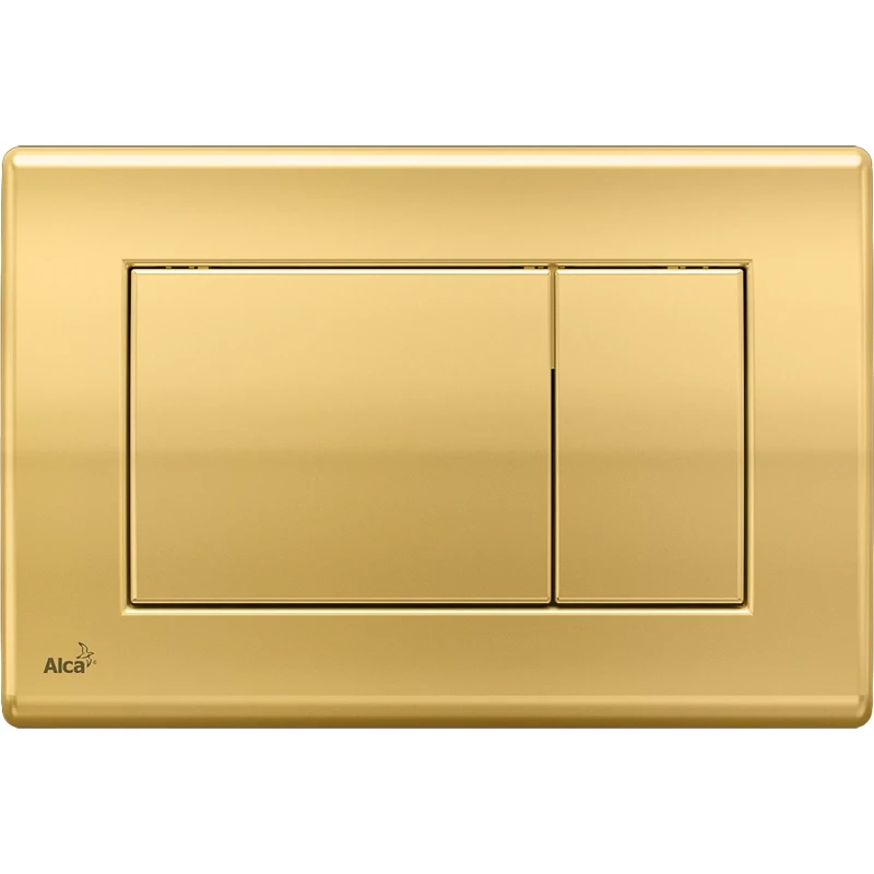 Смывная клавиша золото для двойного смыва AlcaPlast M275