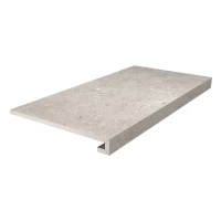 Ступень клееная Kerama Marazzi Риккарди серый светлый матовый 33x60 SG653720R/GCF 