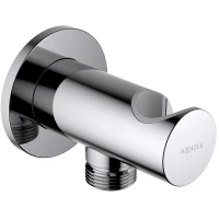 Подключение для душевого шланга с держателем Aquatek AQ2464CR хром