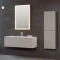 Зеркало 65x100 см белый матовый ORKA Cube 3000368 - 2