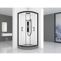 Душевая кабина 90x90x215 см Black & White Galaxy 800190 прозрачное