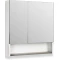 Зеркальный шкаф 60x65 см железный камень/белый Runo Бари 00-00001386 - 1
